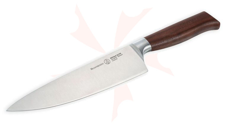 Messermeister Royale Elite 6 inch Stealth Chef's Knife, 1.4116 Stainless Blade, Wood Handle
