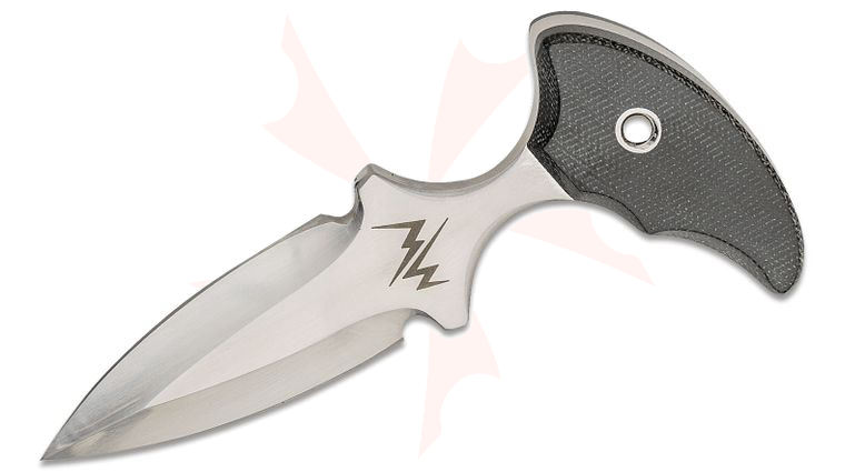 Mercworx Custos Push Dagger 3 inch 154CM Double Edge Blade, Micarta Handles, OWB Kydex Sheath