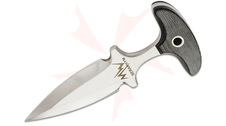 Mercworx Seraphym Push Dagger 3 inch S30V Blade, Micarta Handles