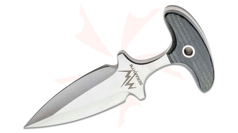Mercworx Seraphym with 154CM Steel Fixed Blade 5 inch Overall Push Dagger