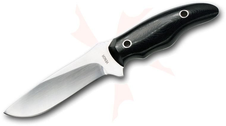 Mercworx Venor 4.88 inch 154CM Fixed Blade, Micarta Handle, Kydex Sheath