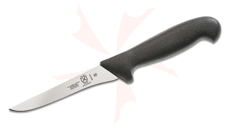 Mercer Cutlery BPX 5.1 inch Stiff Boning Knife, Black GRN Handle