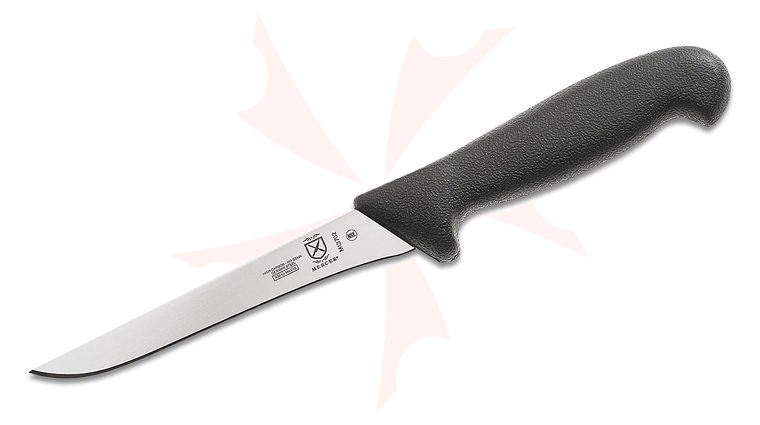 Mercer Cutlery BPX 5.9 inch Stiff Boning Knife, Black GRN Handle