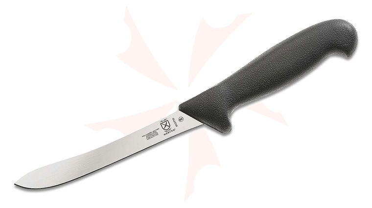 Mercer Cutlery BPX 5.9 inch Semi-Flexible Fillet Knife, Black GRN Handle