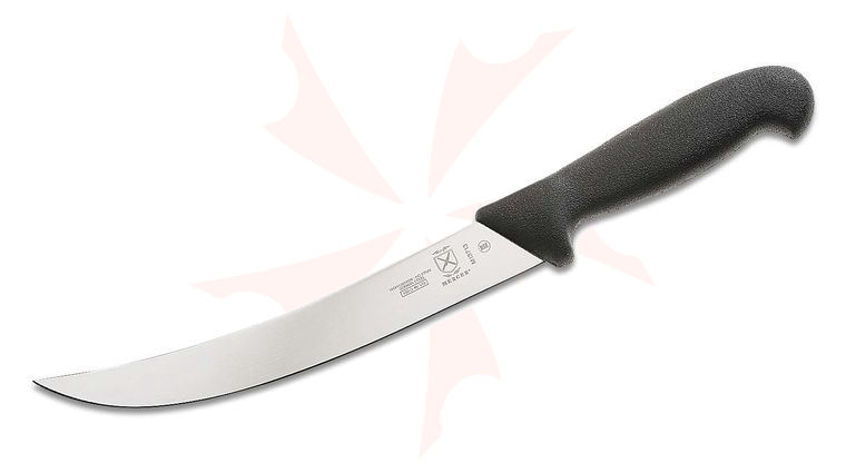 Mercer Cutlery BPX 8 inch Breaking Knife, Black GRN Handle