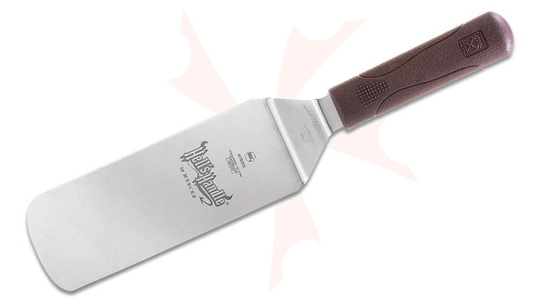 Mercer Cutlery Hell's Handle 8 inch x 3 inch Turner, Beveled Edges