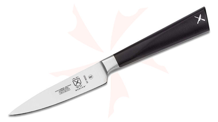 Mercer Cutlery ZuM 3.5 inch Paring Knife, Black Delrin Handles