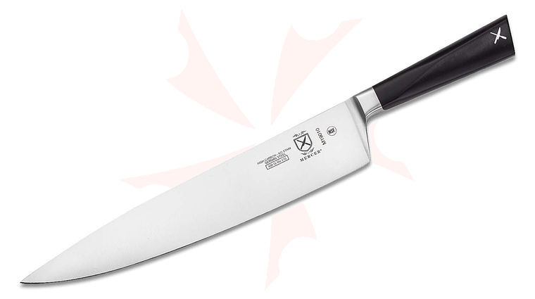 Mercer Cutlery ZuM 10 inch Chef's Knife, Black Delrin Handles