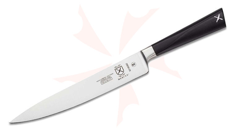 Mercer Cutlery ZuM 8 inch Carving Knife, Black Delrin Handles