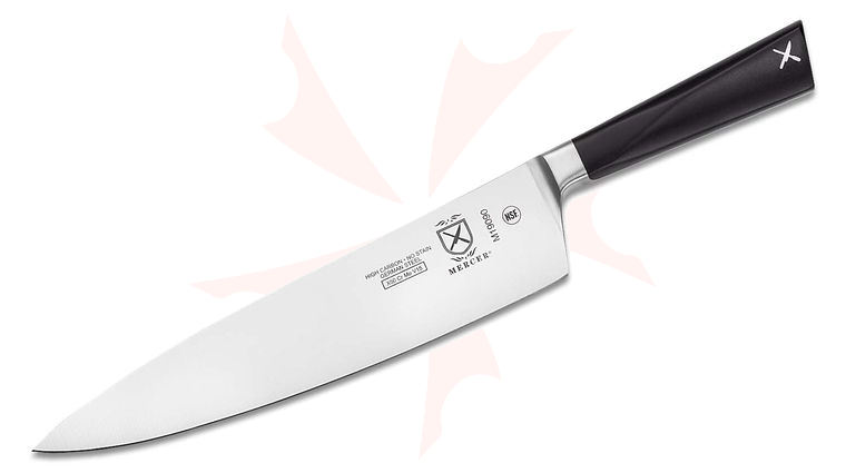 Mercer Cutlery ZuM 9 inch Chef's Knife, Black Delrin Handles
