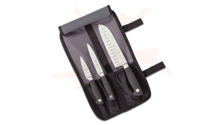 Mercer Cutlery 4 Piece Starter Set with Storage Case