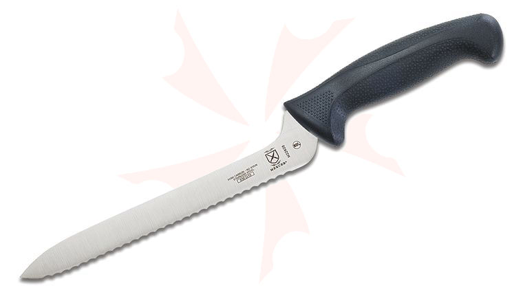 Mercer Cutlery Millennia 8 inch Offset Wavy Knife