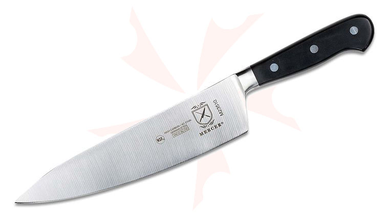 Mercer Cutlery Renaissance 8 inch Chef's Knife, Black Delrin Handles