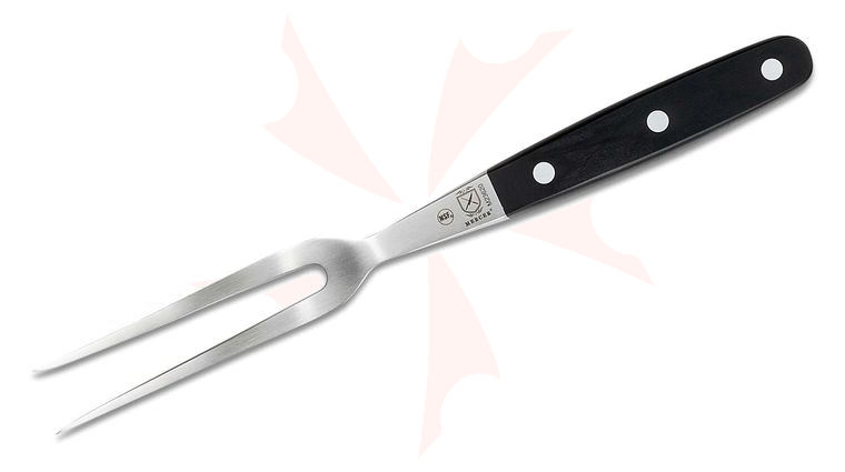 Mercer Cutlery Renaissance 6 inch Fork, Black Delrin Handles