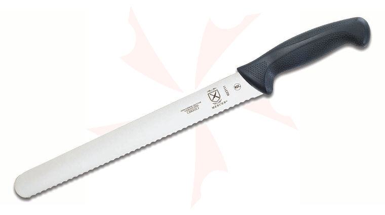 Mercer Cutlery Millennia 11 inch Wavy Edge Slicer Round End