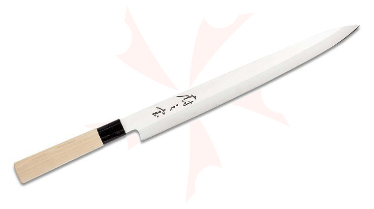 Mercer Cutlery Asian Collection 12 inch Sashimi Knife, Wood Handle