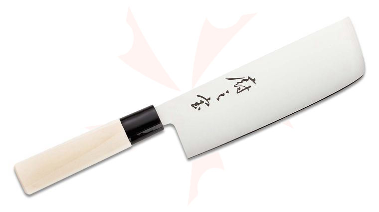 Mercer Cutlery Asian Collection 7 inch Nakiri Knife, Wood Handle