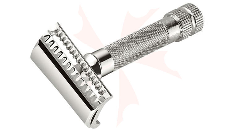 Merkur #198 Heavy Duty Double Edge Slant Safety Razor, 3 inch Long