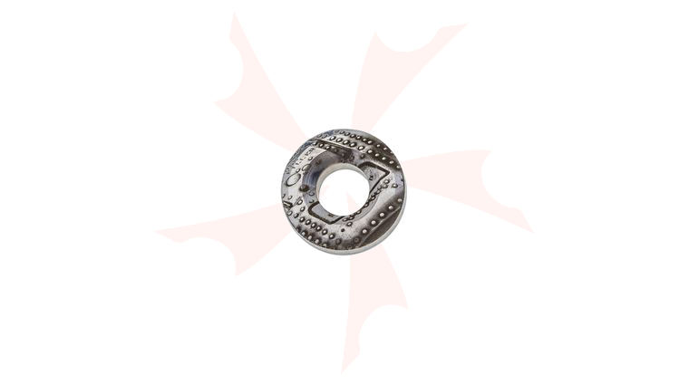 MetonBoss Titanium Meton-Bead, Riveted Aeroplane, Pendant/Lanyard Bead - One Inch Diameter