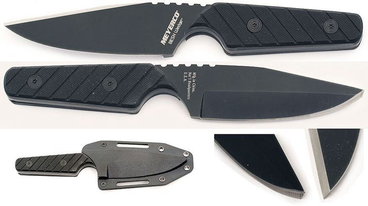 Meyerco BESH Wedge Fixed 3-1/2 inch Blade, G10 Handles