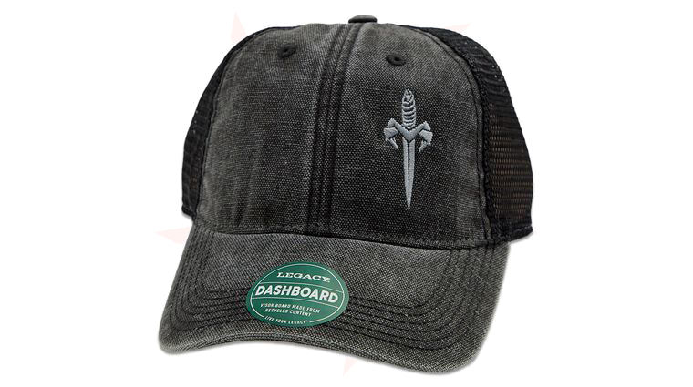 Microtech Marfione Customs Dagger Logo Hat, Black Legacy