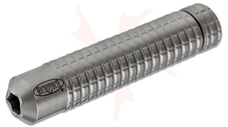 Microtech 98-7 MK Tool Kit with 8 Bits, Bead Blasted Titanium