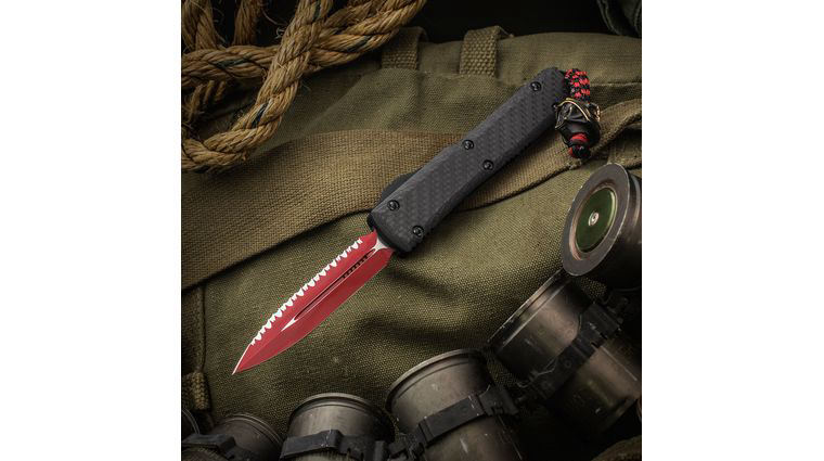 Microtech Signature Series Special Lord Vader Ultratech AUTO OTF 3.46 ...