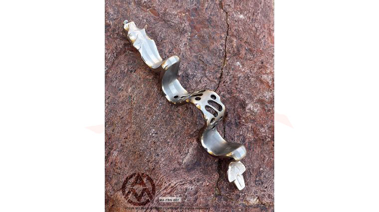 Miltner Adams Custom Self-Defense Titanium Snake Supreme Keychain