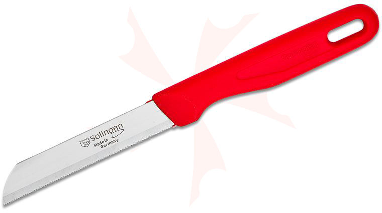 Solingen Red Synthetic 3.25 inch Fruit/Vegetable Knife