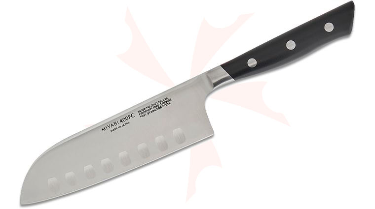 Zwilling J.A. Henckels Miyabi 400FC Evolution 5.5 inch Hollow Edge Santoku Knife