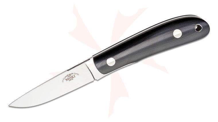 Moki Banff Fixed 3-1/8 inch Mirror Polished VG10 Blade, Micarta Handles