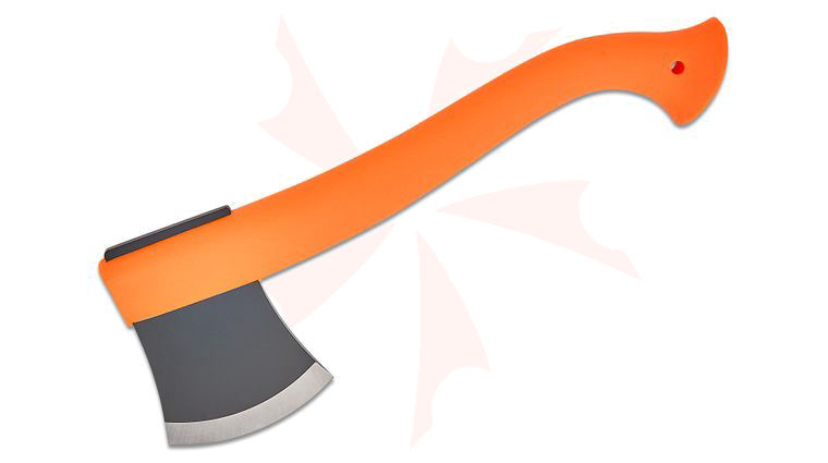 Morakniv Lightweight Hand Axe, 12.75 inch Overall, Hi-Vis Orange Polypropylene Handle, Leather Sheath