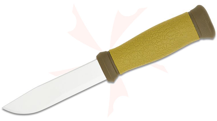Morakniv Mora of Sweden Outdoor 2000 Utility Knife 4.3 inch Stainless Steel Blade, Olive Green Rubber Handle