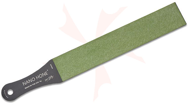 Nano Hone Nano Truer Diamond Resin Double Sided Black Aluminum Paddle Strop, 3 and 50 Microns