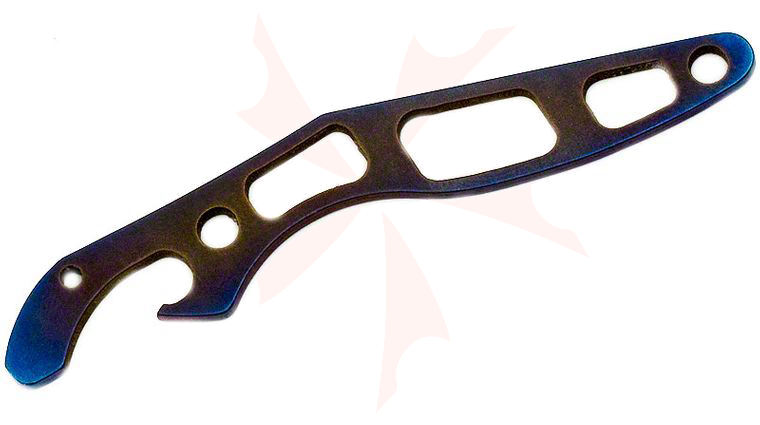 Nemesis NK-12 Mini Bottle Opener, Titanium, 3-3/8 inch Overall