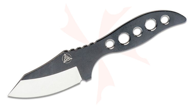 Nemesis NK-4 Hellion Neck Knife 1.63 inch Two-Tone Plain Blade, Kydex Sheath