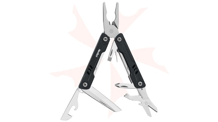 NexTool Mini Sailor S11 Multi-Tool 2.63 inch Closed, Black Aluminum Handles