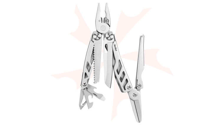 NexTool Flagship Pro 16-in-1 Multi-Tool, Silver, Stainless Steel Handles