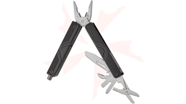 NexTool Gemini 13-in-1 Multi-Tool with Electric Screwdriver, Black Aluminum Handles