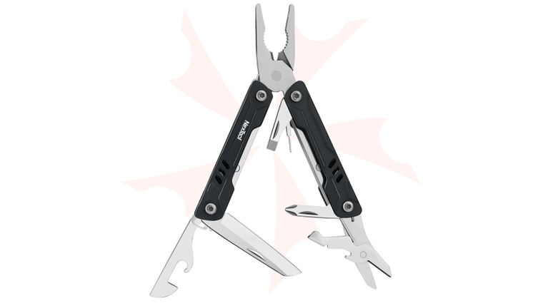 NexTool Mini Sailor Multi-Tool 2.63 inch Closed, Black Aluminum Handles