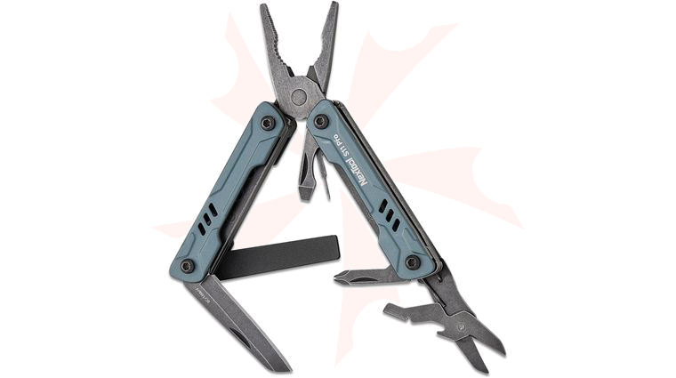 NexTool Mini Sailor S11 Pro Multi-Tool 2.63 inch Closed, Blue Aluminum Handles