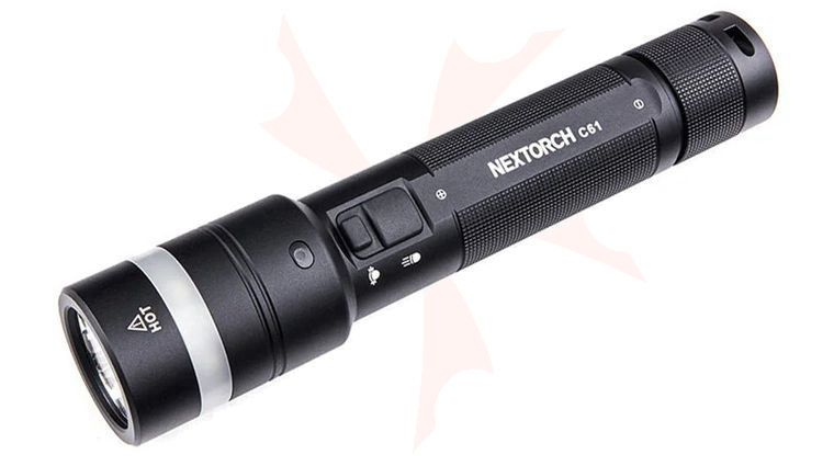 NexTORCH C61 Rechargeable Dual-Beam LED Flashlight Set, 3500 Lumens
