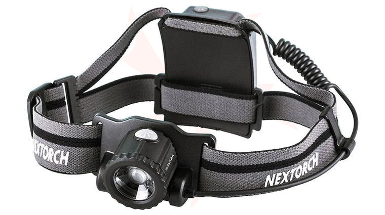 NexTORCH myStar R Rechargeable Dual-Fuel Adjustable Headlamp, 600 Lumens