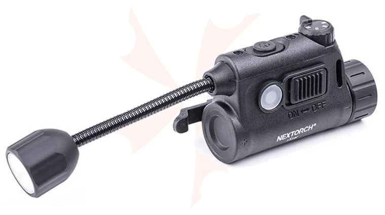 NexTORCH rStar Rechargeable Multi-Light Source Tactical Helmet Light, 80 Lumens