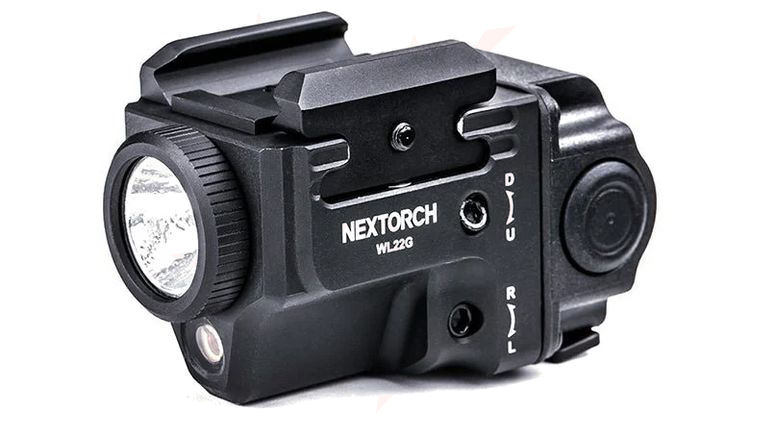 NexTORCH WL22G Rechargeable Tactical Weaponlight with Green Laser Sight, 650 Lumens