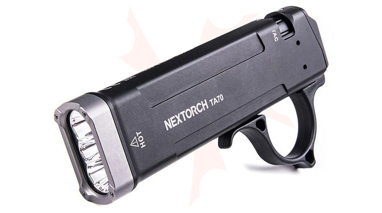 NexTORCH TA70 Rechargeable Ultra-Slim Tactical LED Flashlight w/ Pocket Clip, 3,500 Lumens