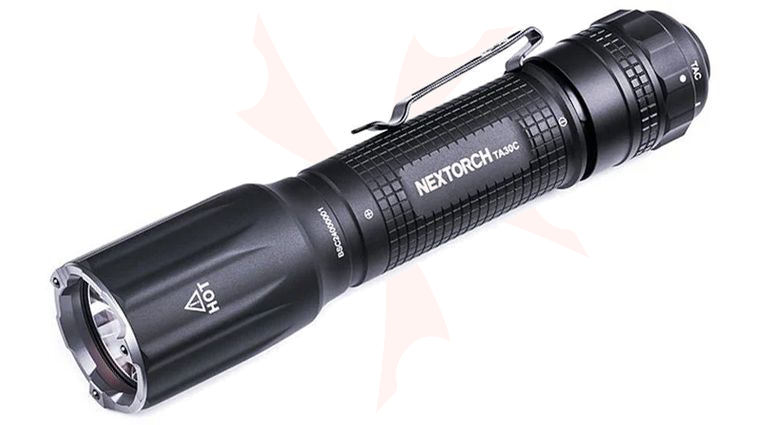 NexTORCH TA30C Rechargeable Tactical LED Flashlight, Black, 1600 Lumens