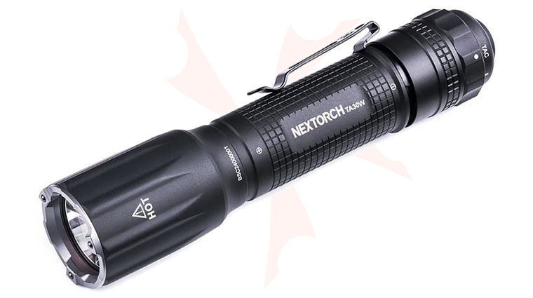 NexTORCH TA30W Rechargeable Tactical LED Flashlight, Black, 1500 Lumens