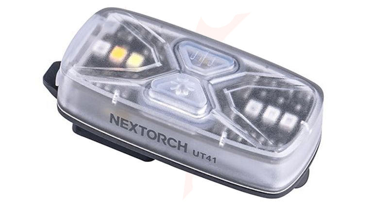 NexTORCH UT41 Rechargeable Multi-Function LED Signal Clip Light, 6 Color Modes