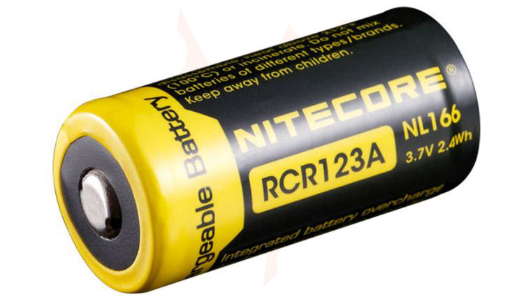NITECORE NL166 RCR123A 16340 Rechargeable Lithium Battery